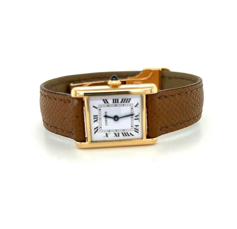 1978 Cartier Paris 18kt Gold Tank Medium