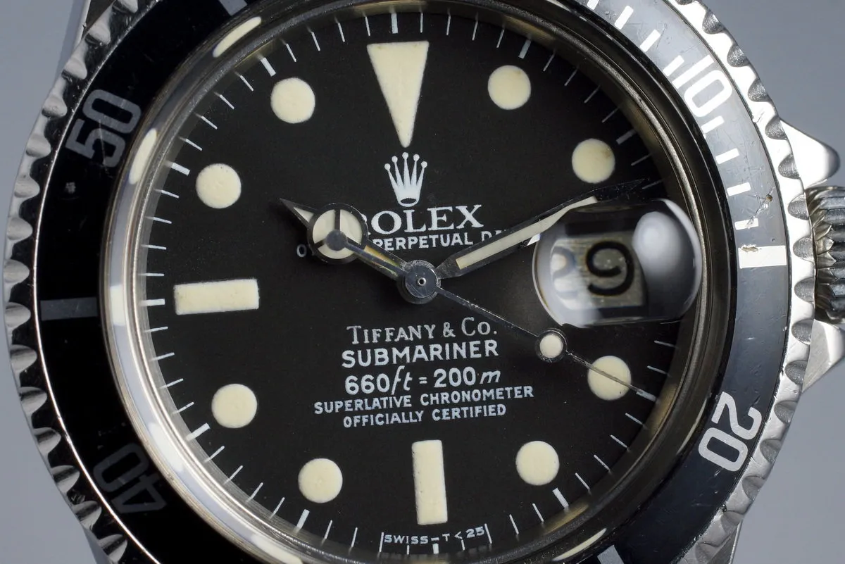 1978 Rolex Submariner 1680 Tiffany & Co. Dial