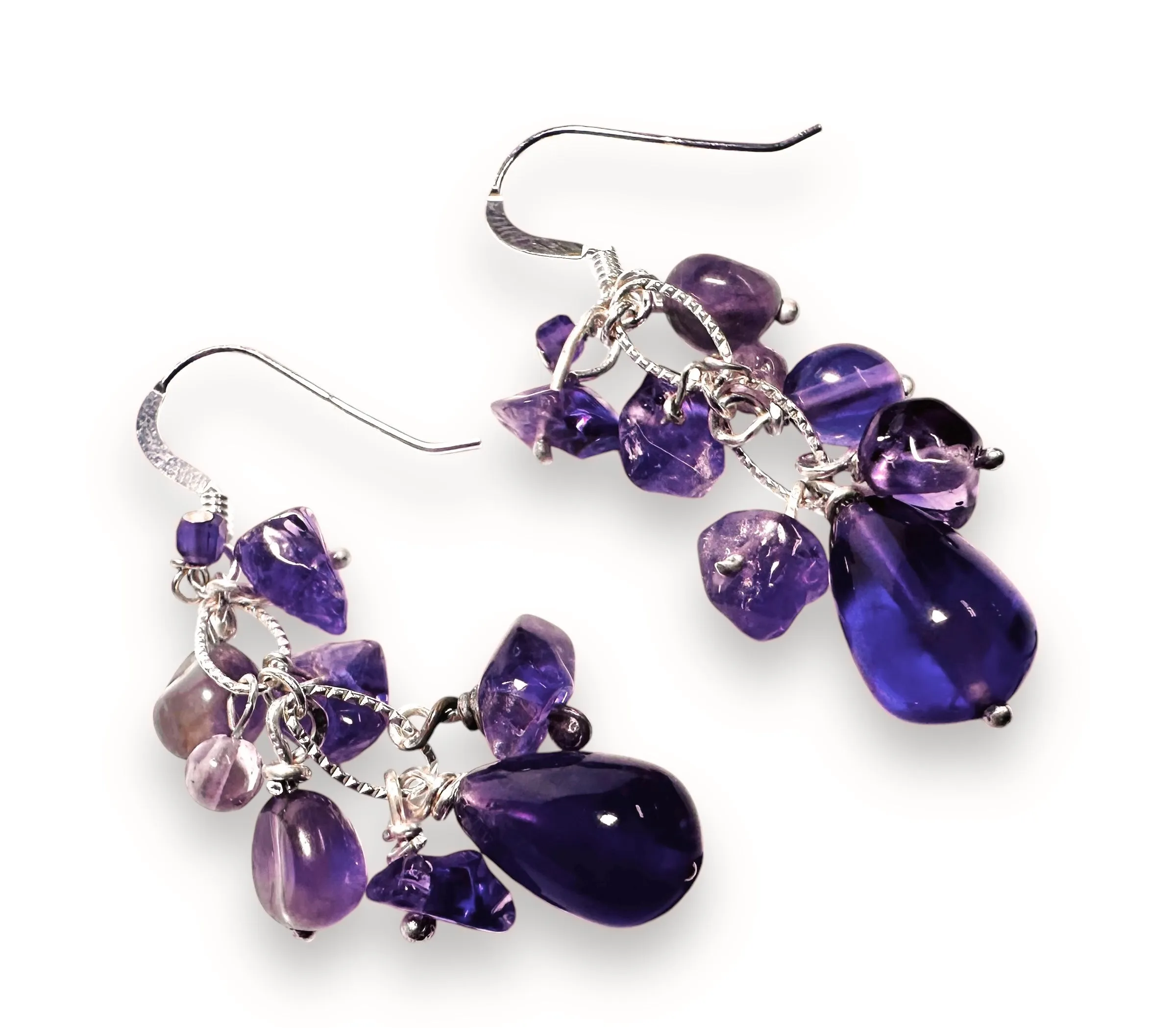 Amethyst Drop Earrings