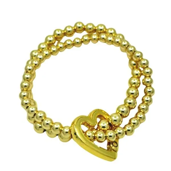 Bangle Bracelet: Gold Fill 'Knot' Bracelet (BG2/44HRT)