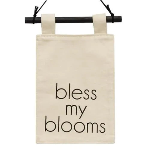 *Bless My Blooms Mini Fabric Wall Hanging (Pack of 2)