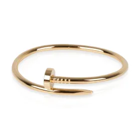 Cartier Juste un Clou Bracelet in 18K Yellow Gold Size 17