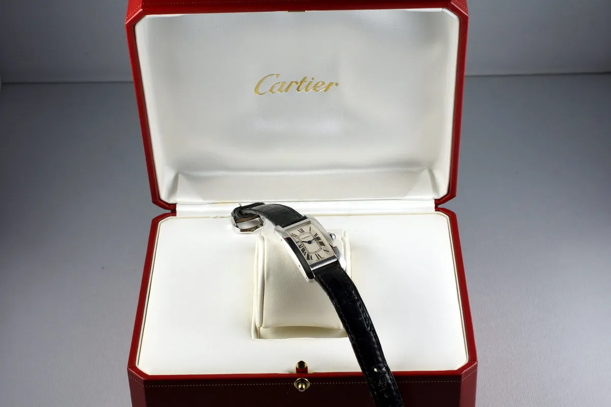 Cartier Ladies WG Tank Americaine 1713 with Box