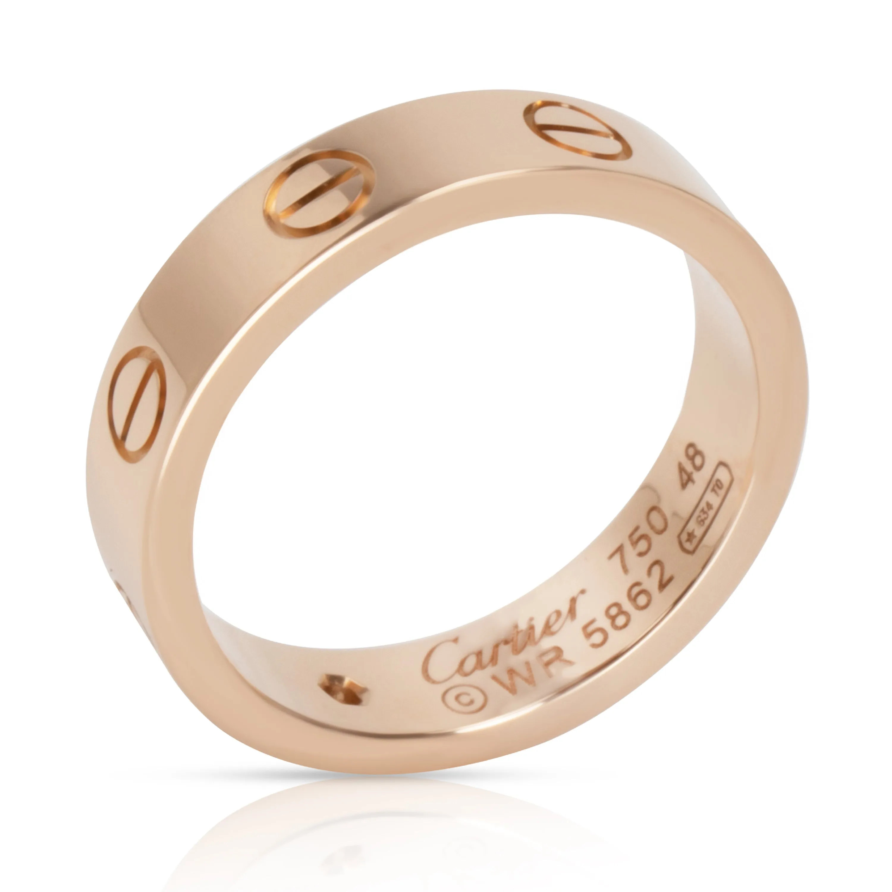 Cartier Love Diamond Band in 18K Rose Gold 0.03 CTW