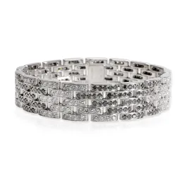 Cartier Maillon Panthere Diamond Bracelet in 18K White Gold 10 CTW