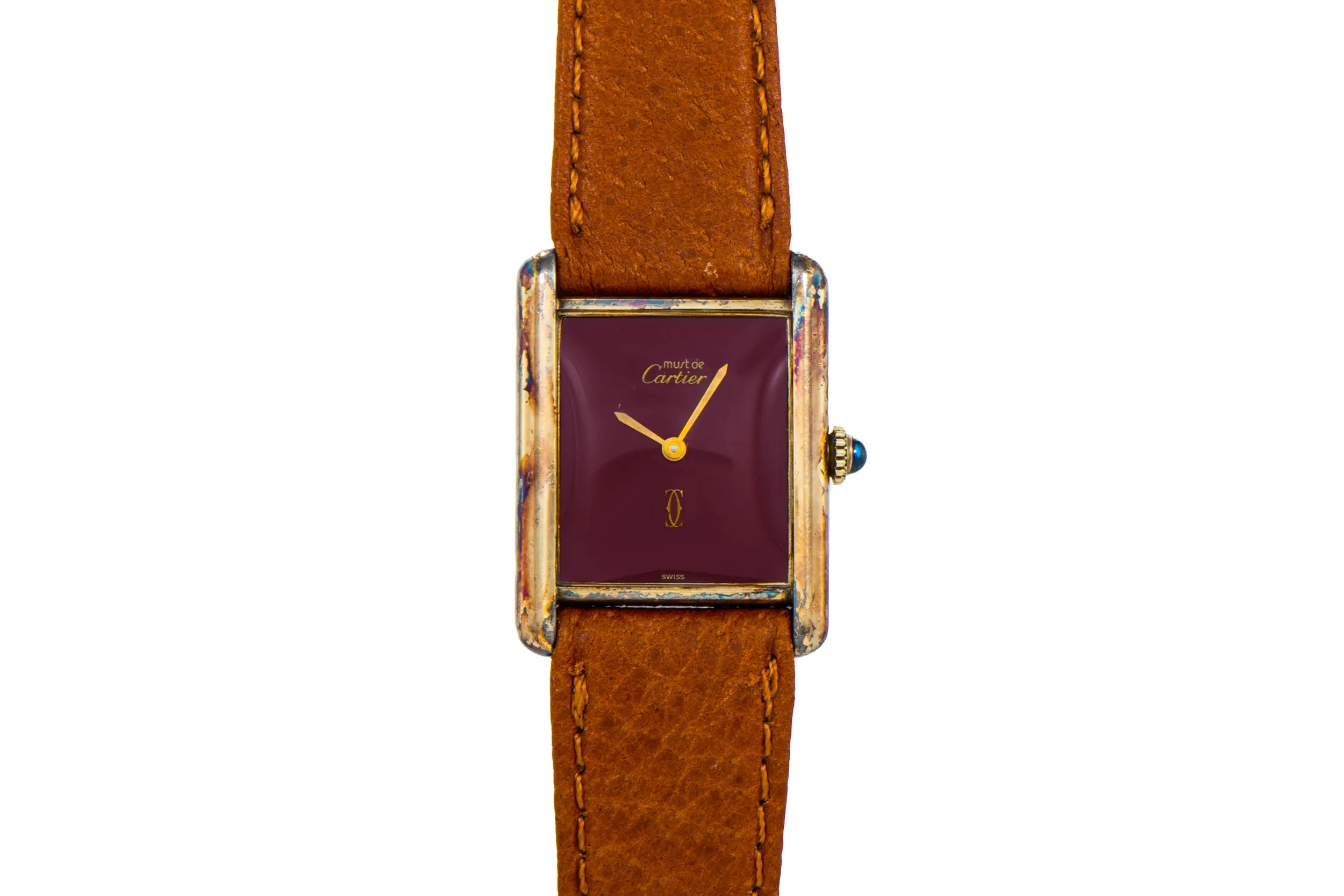 Cartier 'Must De Cartier' Tank Louis 'Bourdeaux'