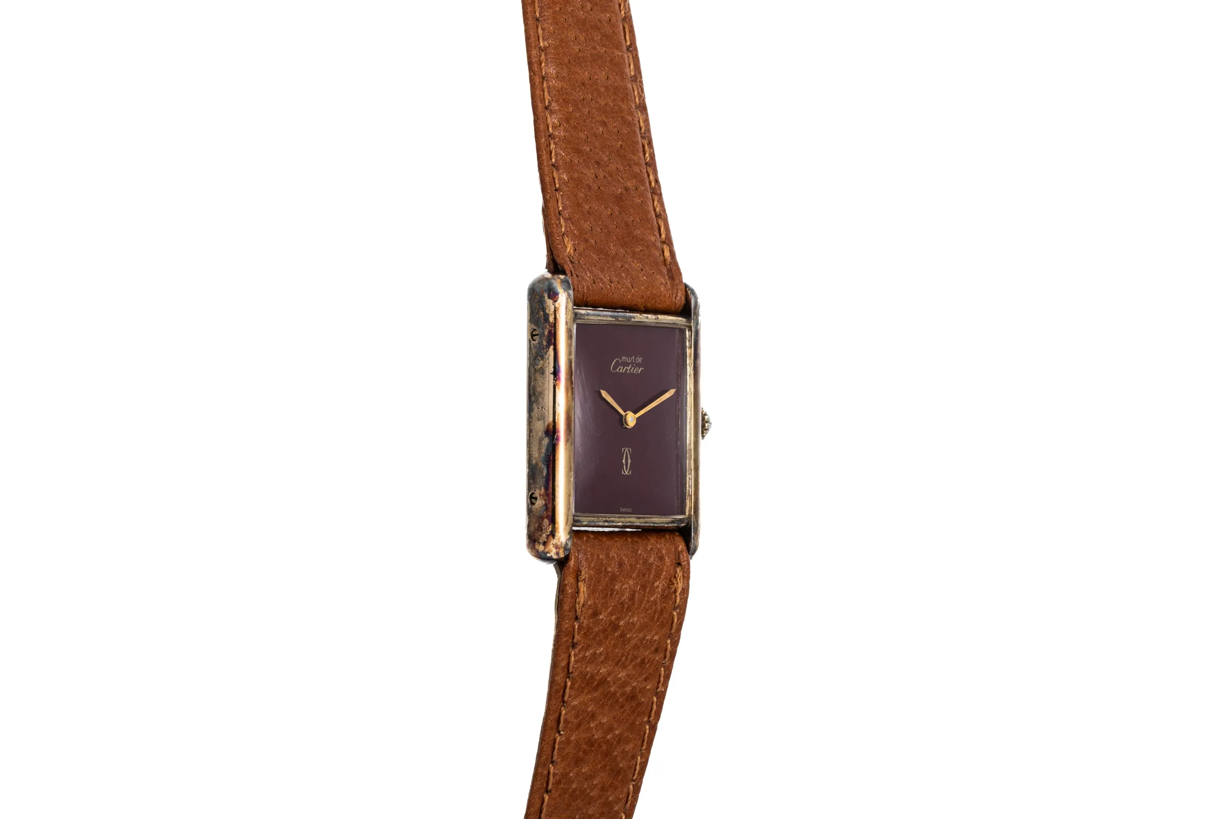 Cartier 'Must De Cartier' Tank Louis 'Bourdeaux'