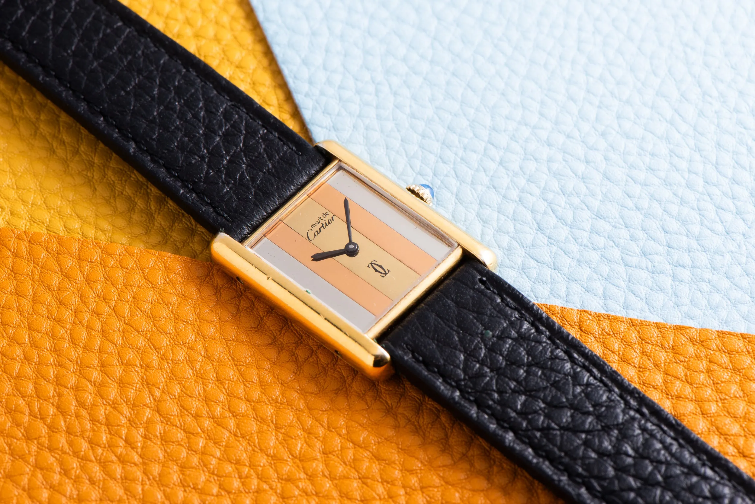 Cartier 'Must De Cartier' Tank 'Tritone'