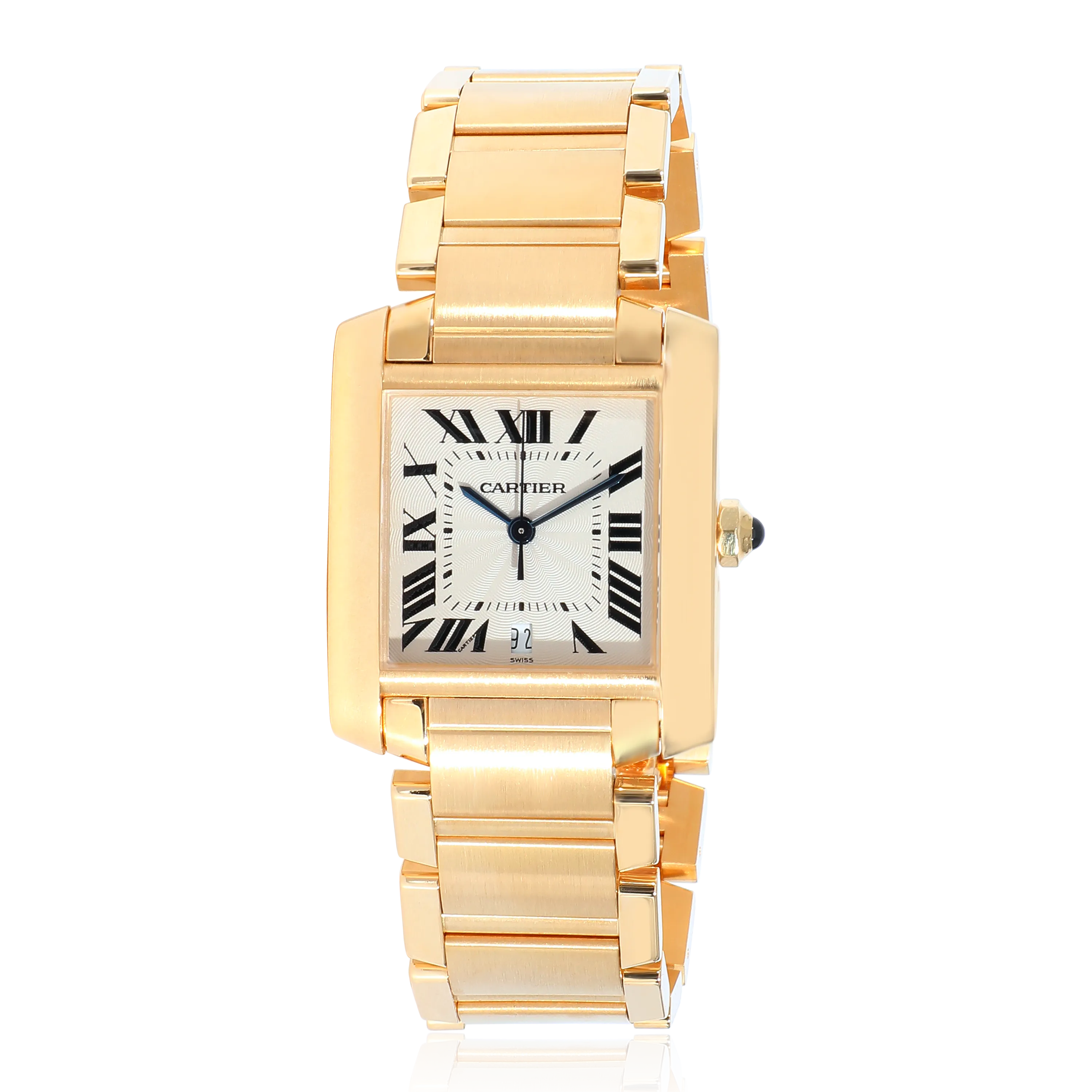 Cartier Tank Francaise W50001R2 Unisex Watch in 18kt Yellow Gold