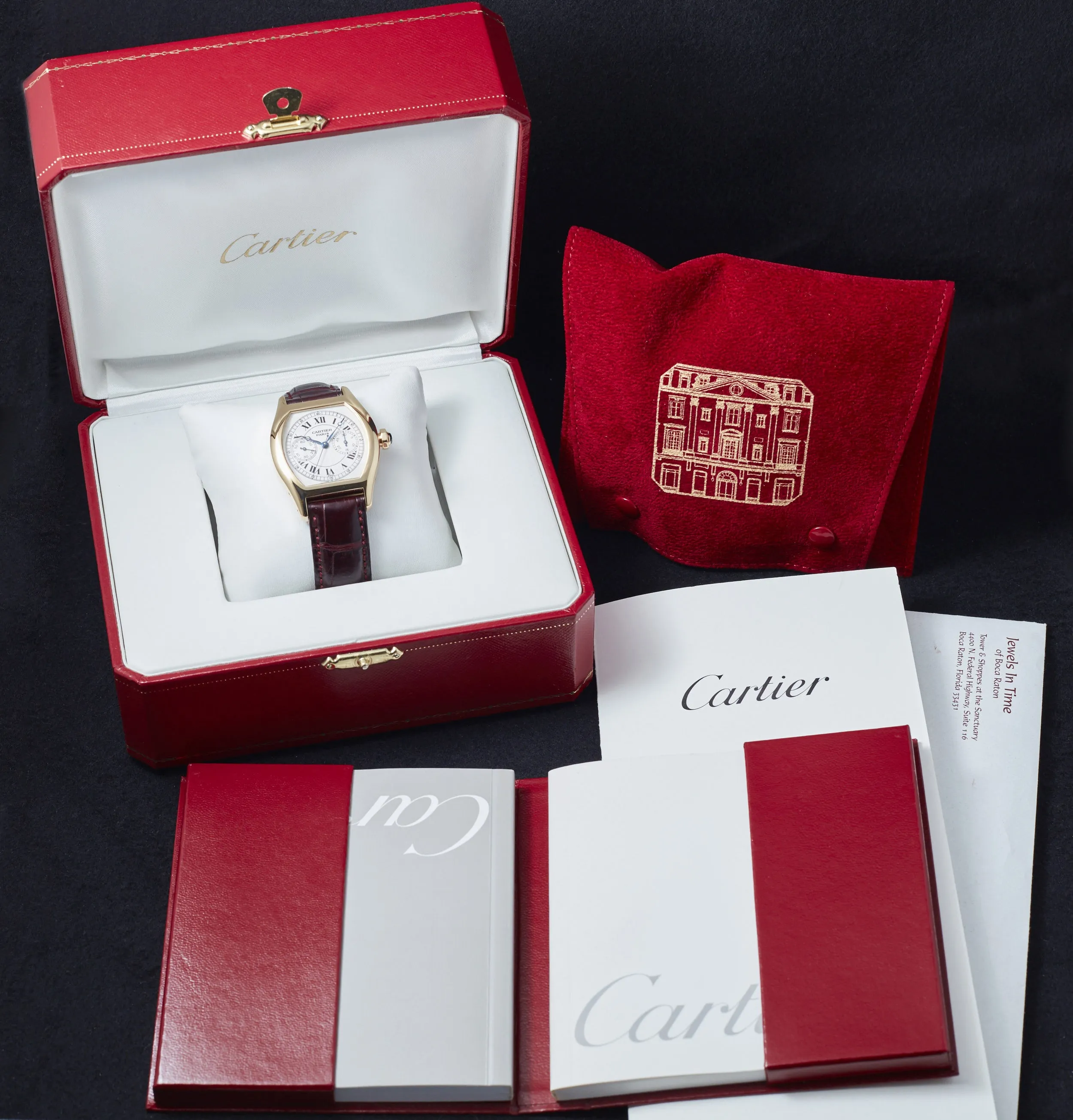 Cartier Tortue Monopusher Chronograph