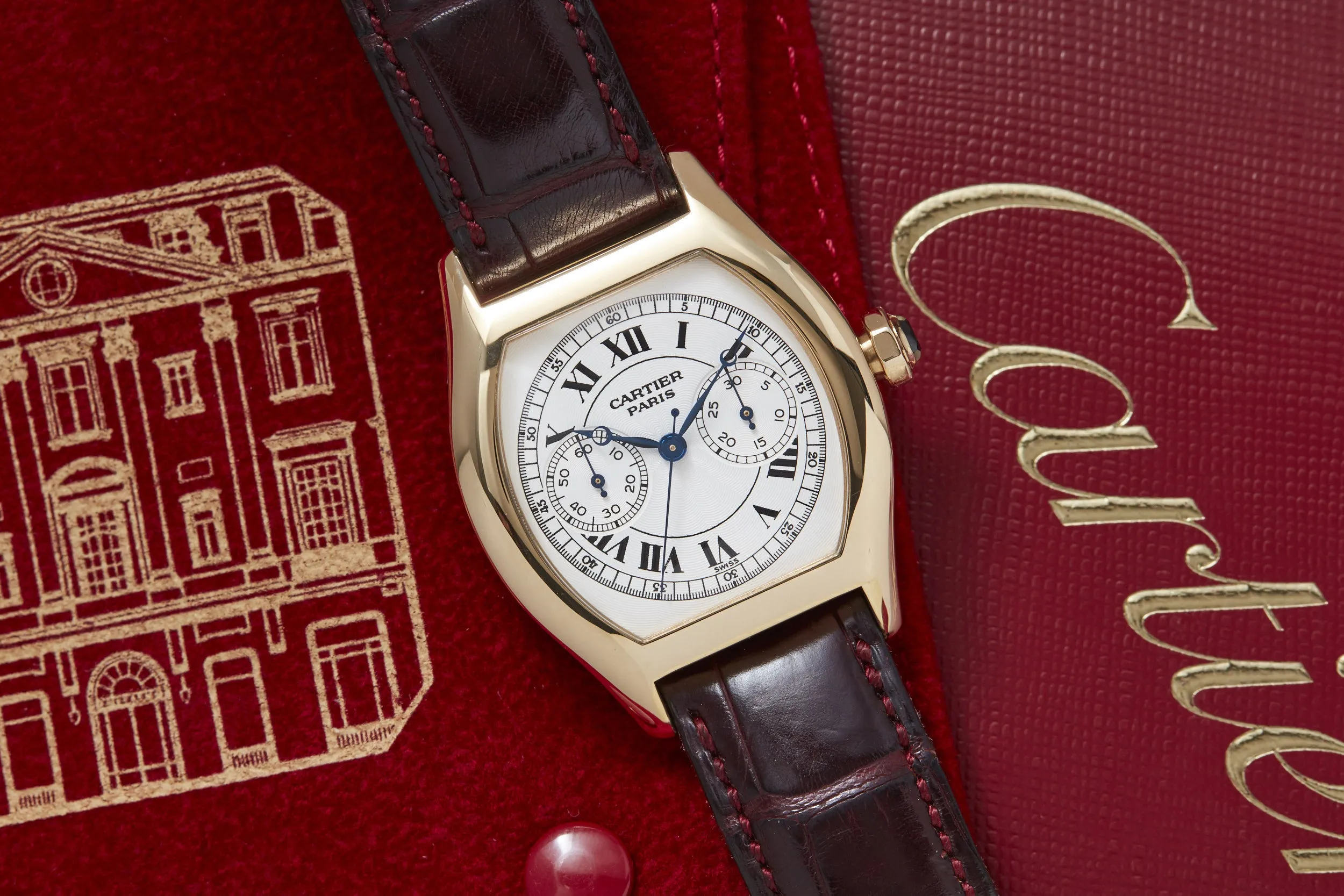 Cartier Tortue Monopusher Chronograph