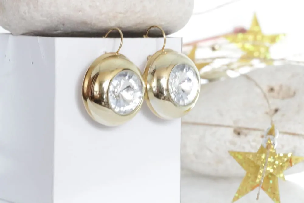 CIRCLE DROP EARRINGS