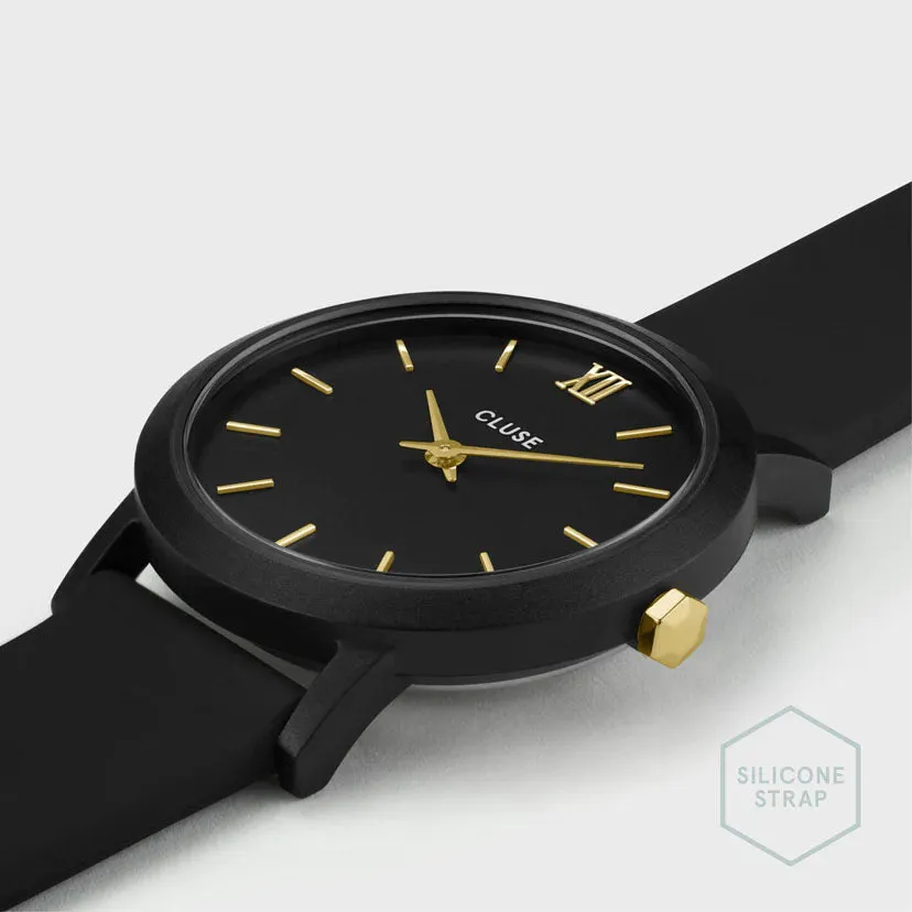 CLU Watch Minuit Nylon Black Gold