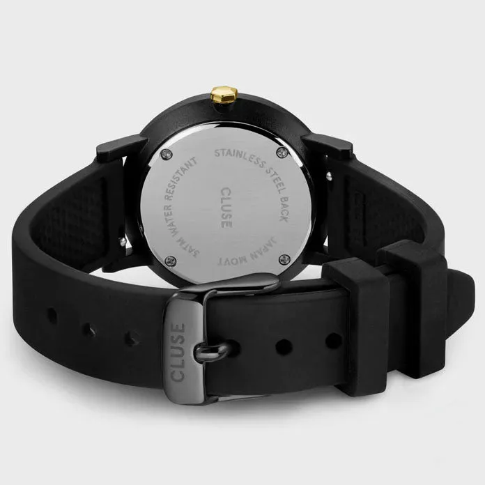 CLU Watch Minuit Nylon Black Gold