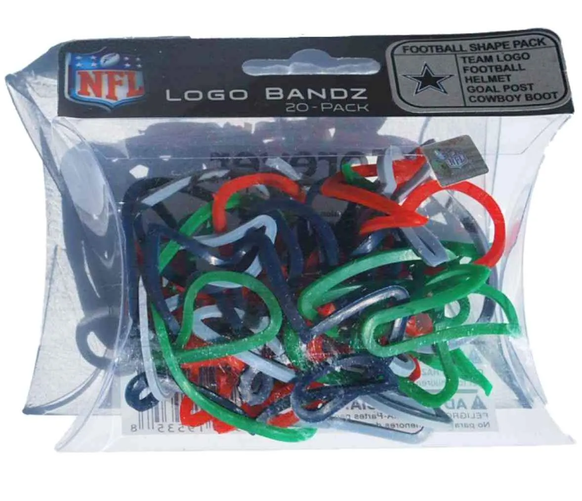 Dallas Cowboys NFL Forever Collectibles YOUTH Silly Bandz Logo Bandz (20 Pack)