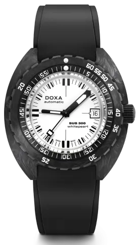 DOX Watch Sub 3 Carbon Whitepearl