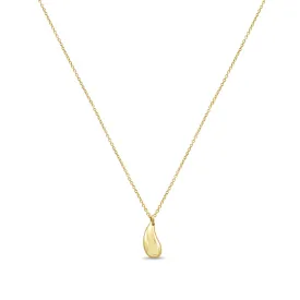 Elsa Peretti For Tiffany Teardrop Pendant On 18" Necklace