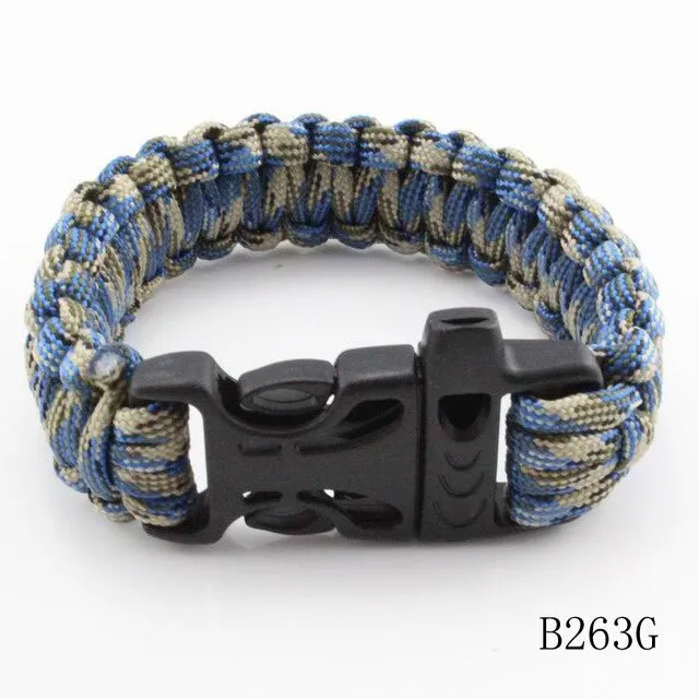 Emergency Survival Paracord Bracelet