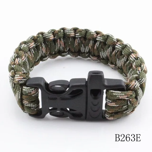 Emergency Survival Paracord Bracelet