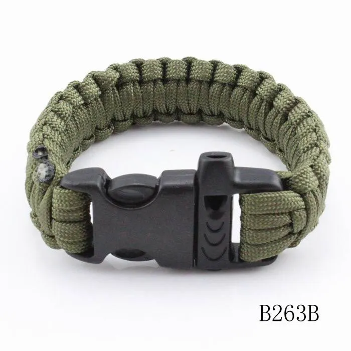 Emergency Survival Paracord Bracelet