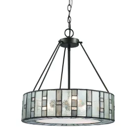 Ethan 18" 3 Light Chandelier in Tiffany Bronze