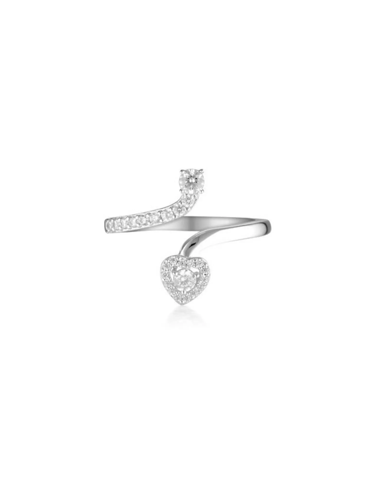 Georgini Signature Sealed With A Kiss Ring - Silver