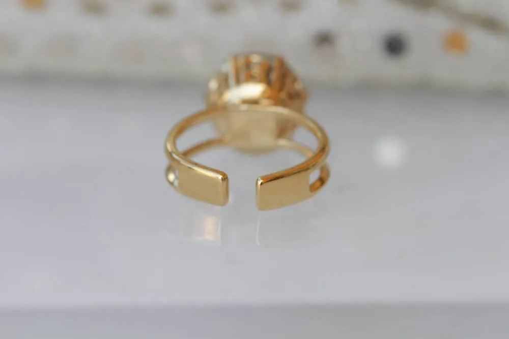 GOLD CHAMPAGNE RING