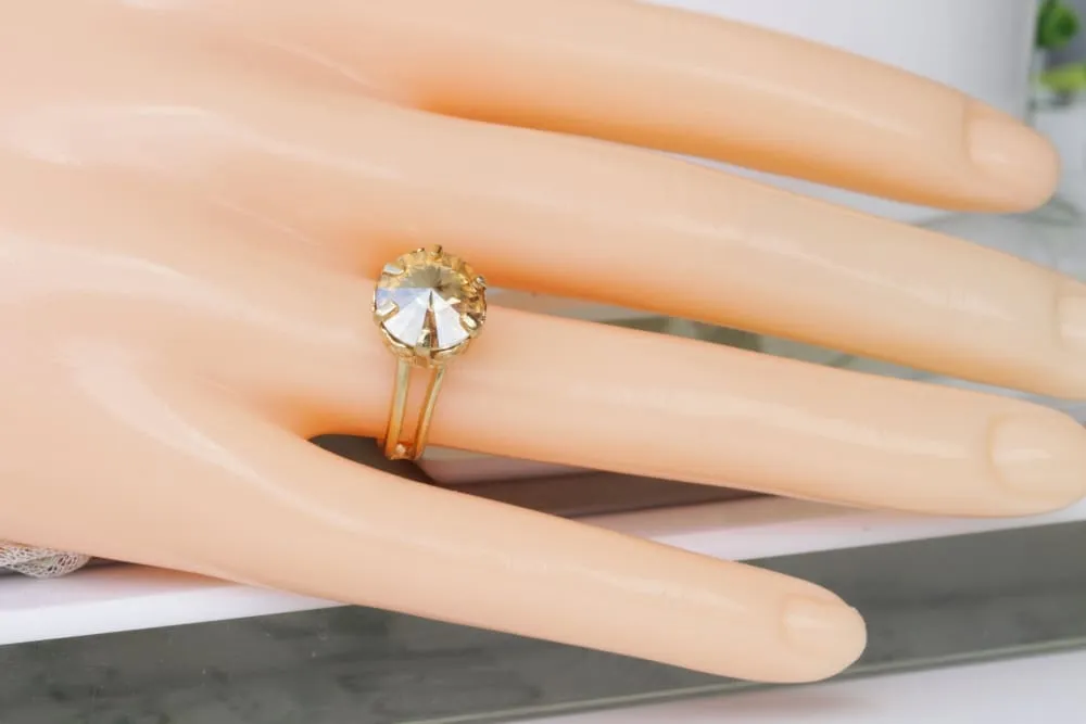 GOLD CHAMPAGNE RING