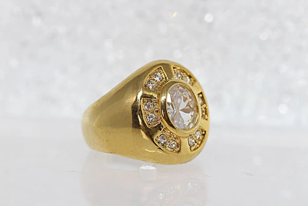 Gold Cocktail Ring