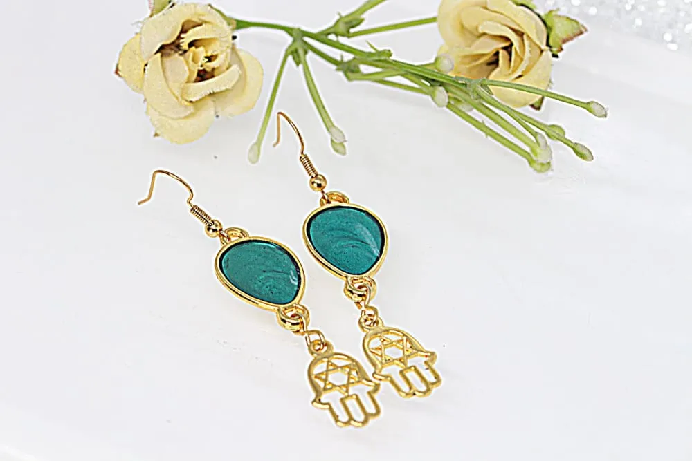 Hamsa Hand Earrings