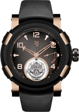 JR Watches Steampunk Gold Black