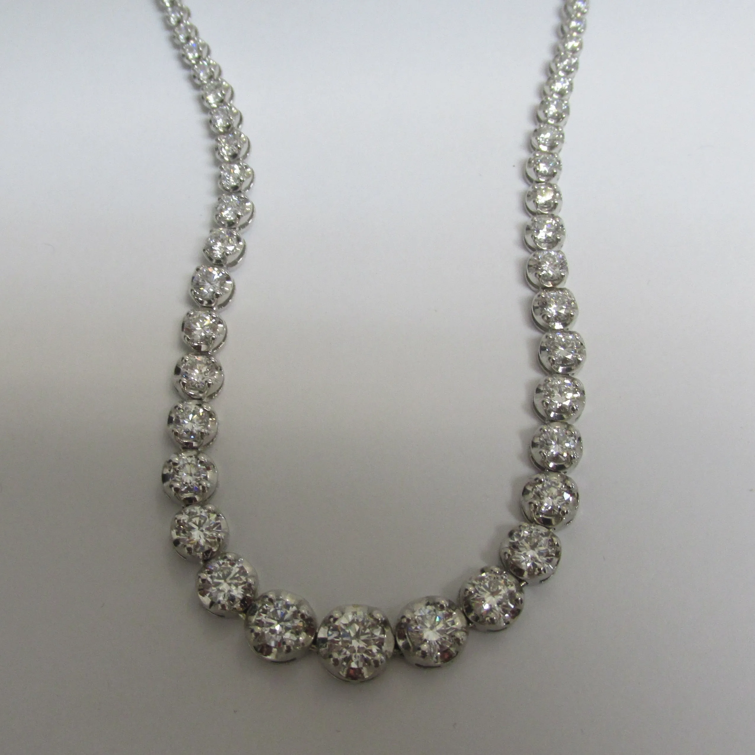 Lab Grown Diamond Tennis Necklace