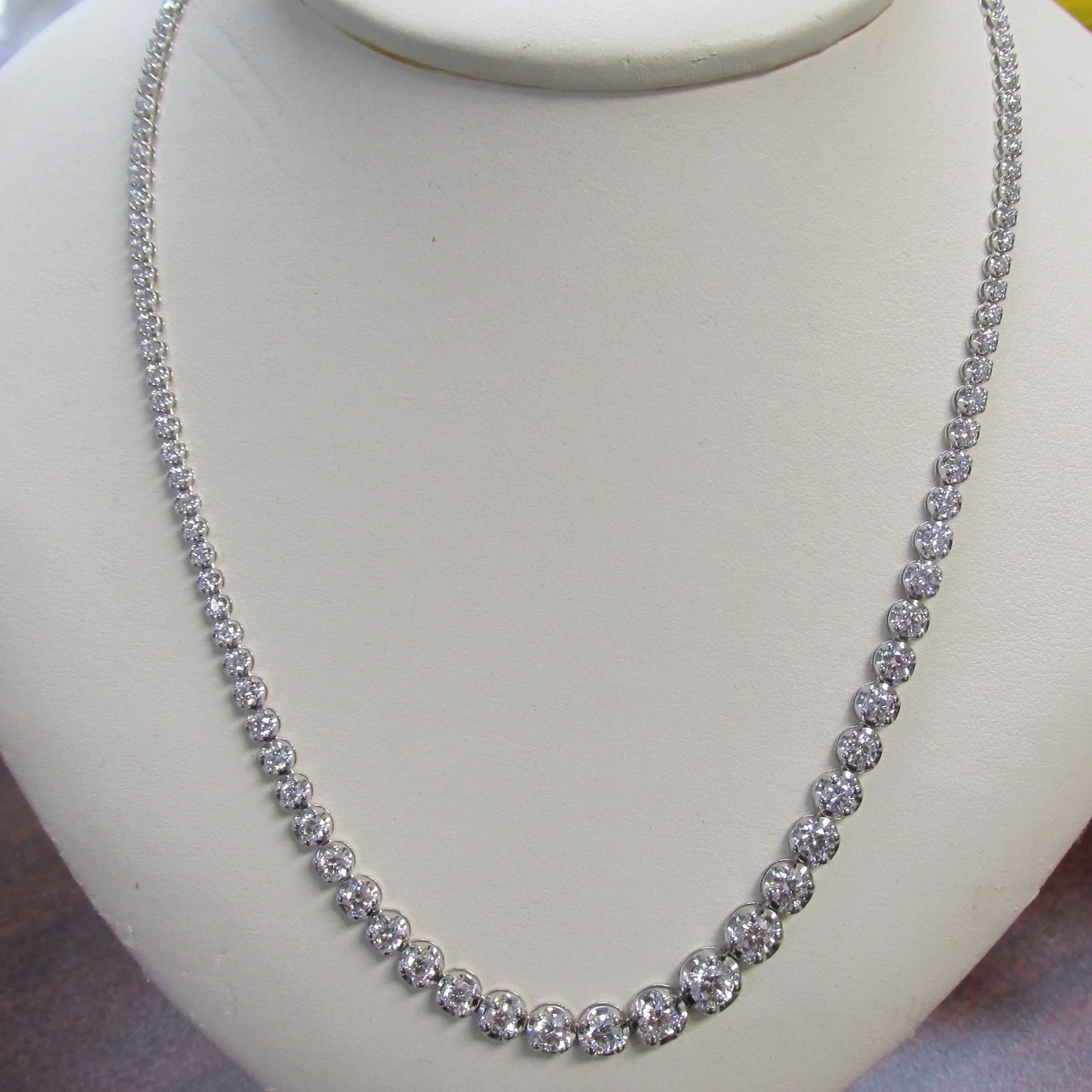 Lab Grown Diamond Tennis Necklace