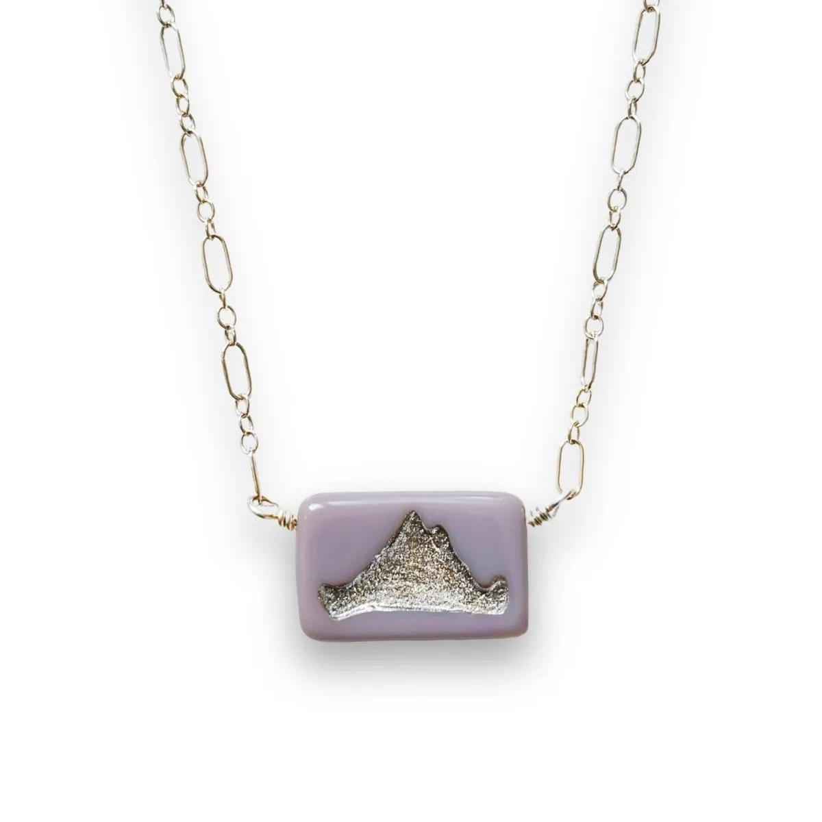 Martha's Vineyard Lavender Island Pendant Necklace