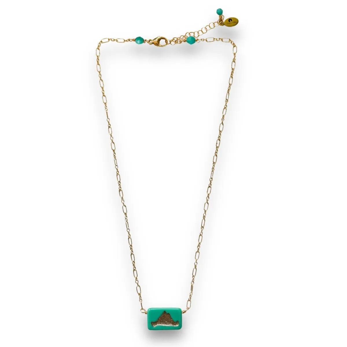 Martha's Vineyard Turquoise Island Pendant Necklace