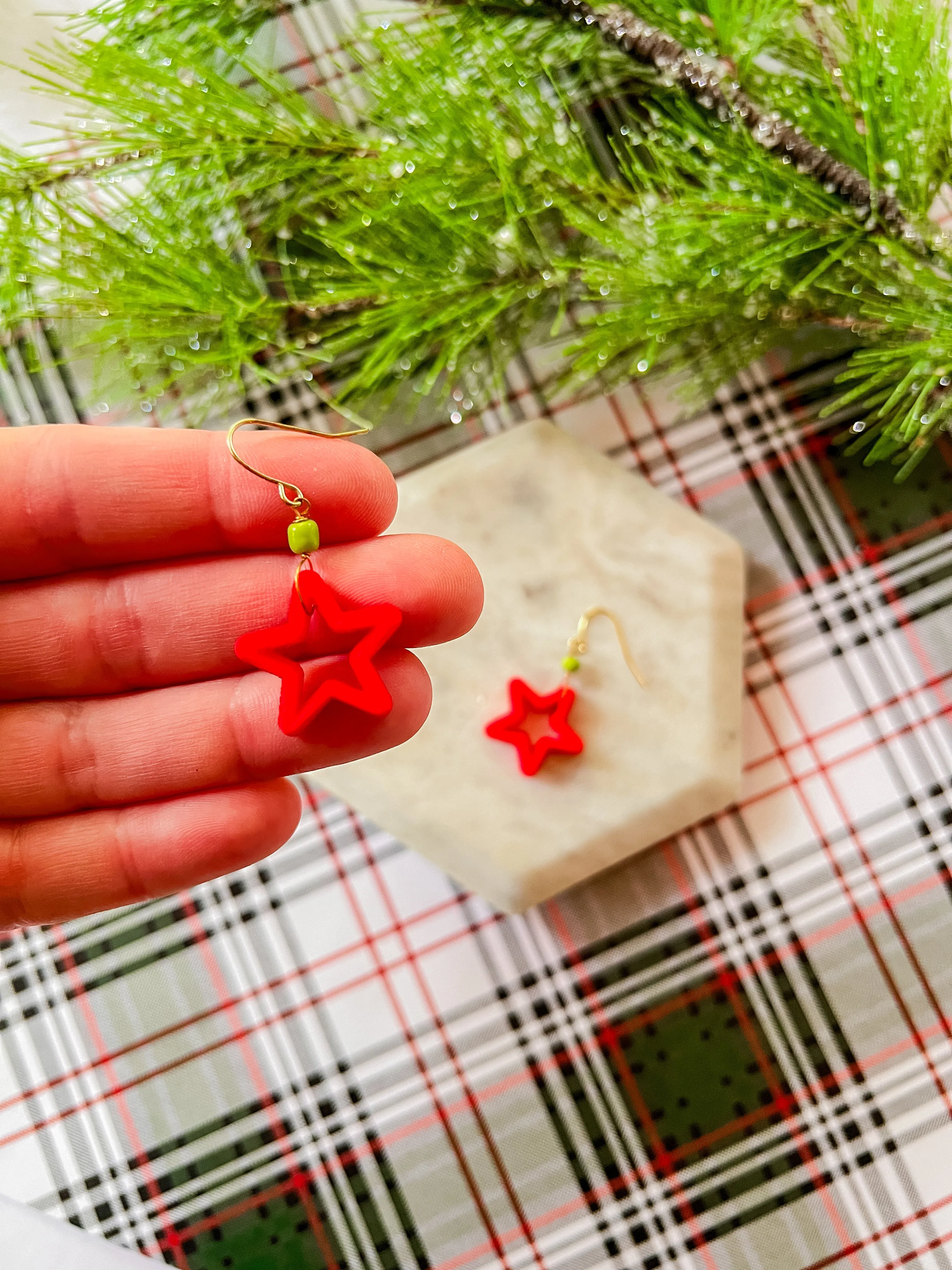 Mix or Match Cookie Cutter Earrings | Bead Earrings