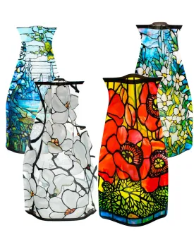 Modgy Louis C. Tiffany Expandable Vases Set of Four