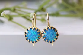 Opal Drop Earrings