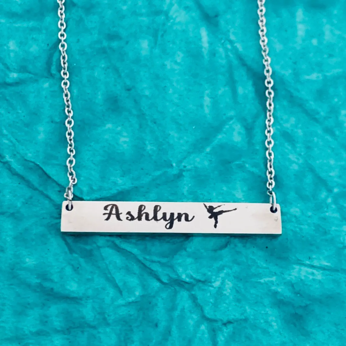 Personalized Dance Bar Necklace