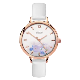 Sekonda Editions Women's White Strap Watch