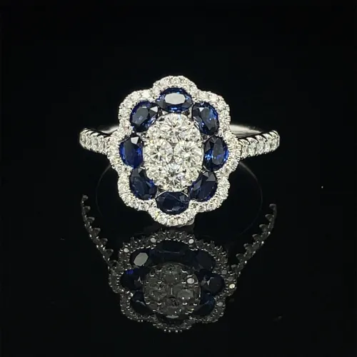 Selon Sapphire & Diamond Ring