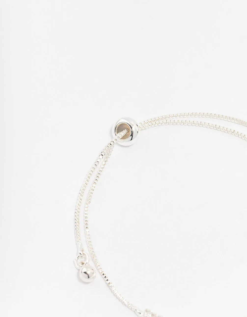 Silver Plated Tennis Marquise Baguette Bracelet