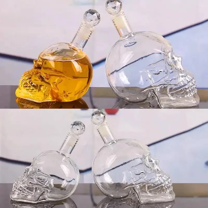 Skull Wine, Whisky, Bourbon etc. Decanter