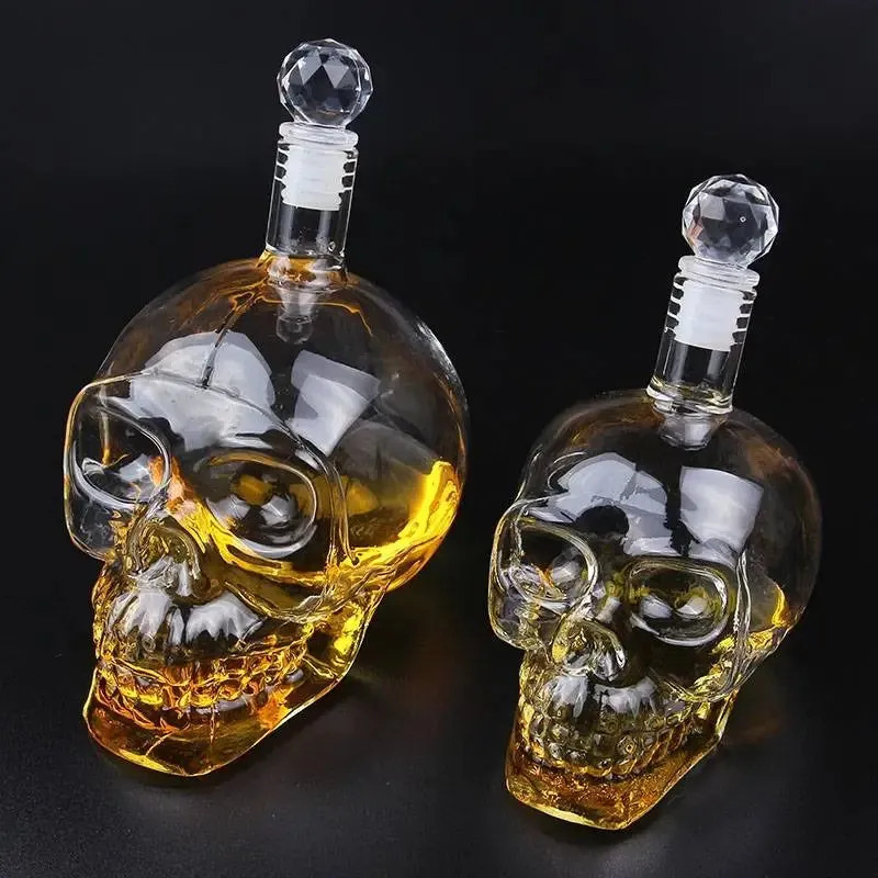 Skull Wine, Whisky, Bourbon etc. Decanter