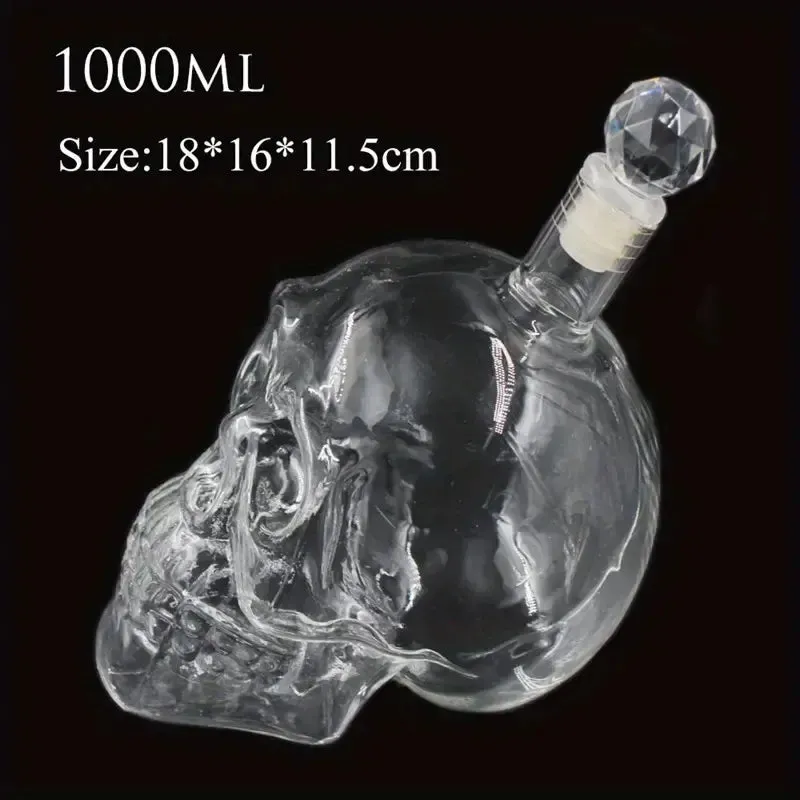 Skull Wine, Whisky, Bourbon etc. Decanter