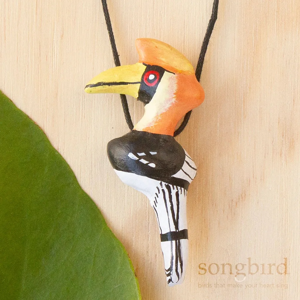 Songbird Whistle Necklaces - Great Hornbill