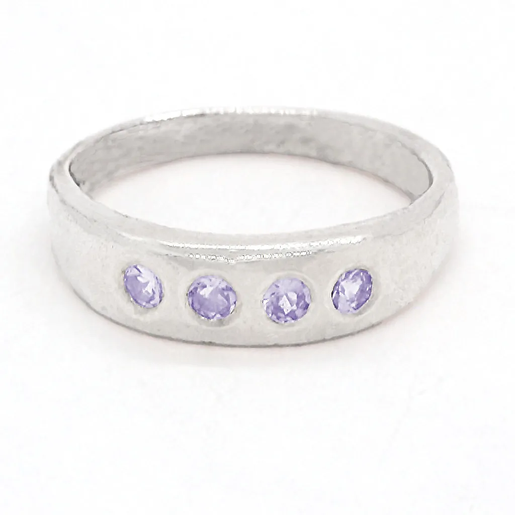 Tanzanite Row Ring (size 7)