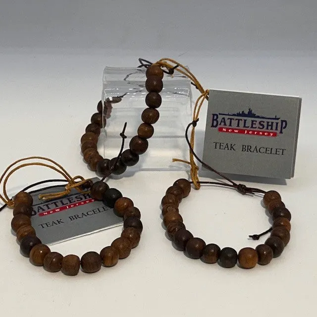 Teak Pull String Bracelets