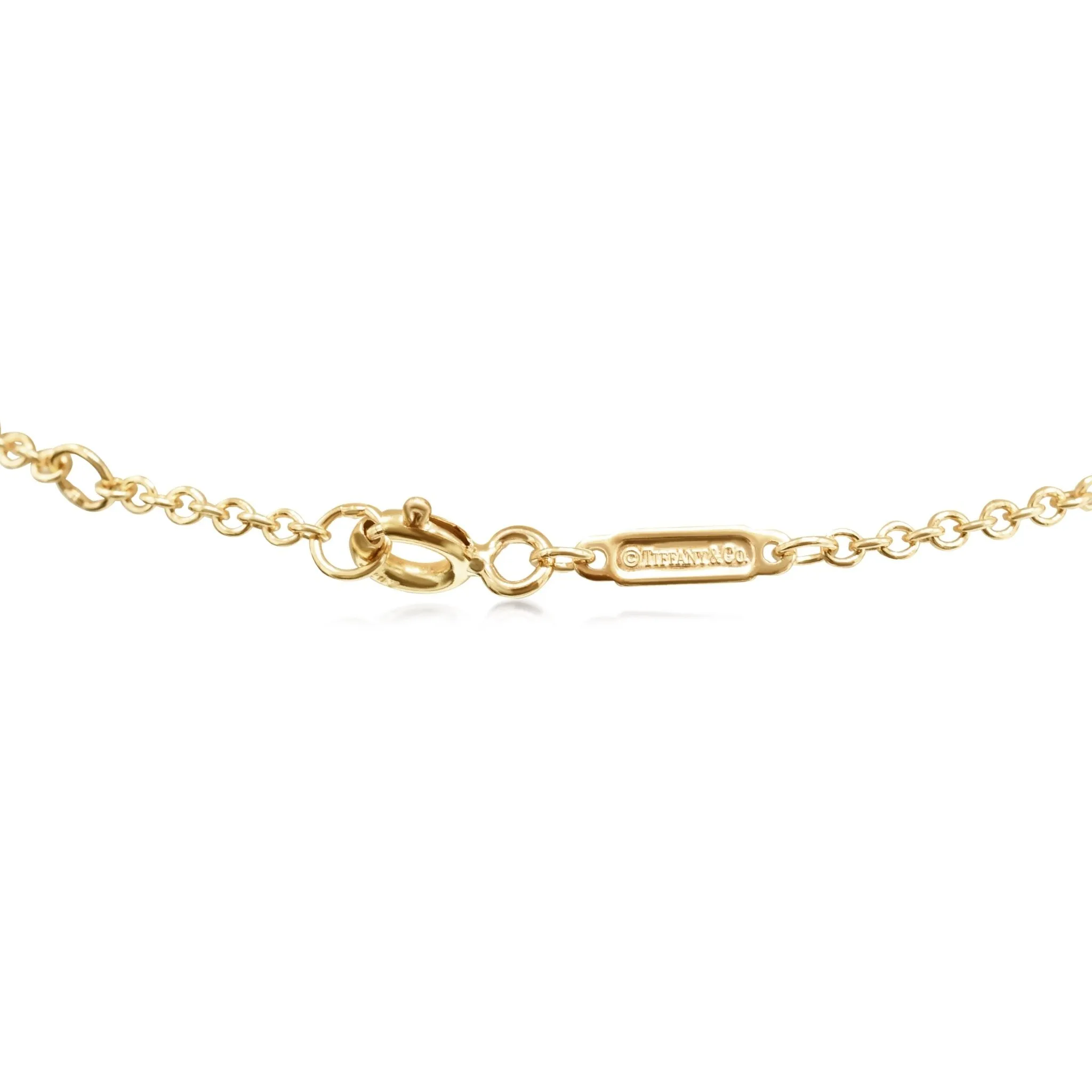 Tiffany 1837  Interlocking Circles Chain Bracelet - Rose