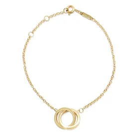 Tiffany 1837  Interlocking Circles Chain Bracelet - Rose